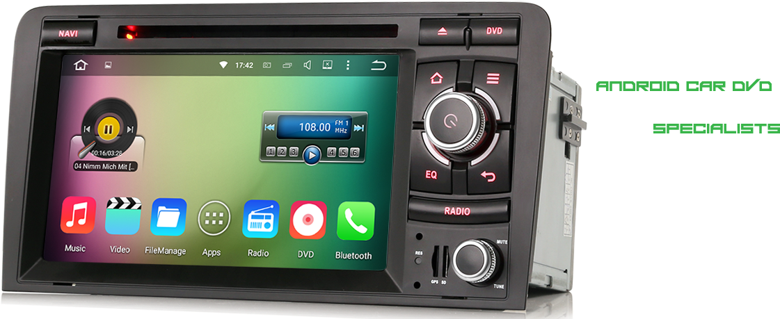 Http - //www - Automultimedijos - Eu/images/headers/audi - Autoradio Gps Android Audi A3 (1170x500), Png Download