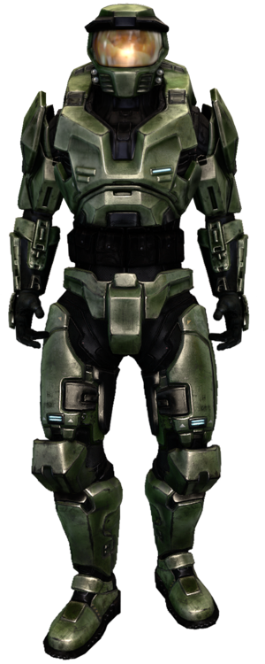 Mjolnir Powered Assault Armor/mark V - Halo Ce Anniversary Master Chief (300x750), Png Download