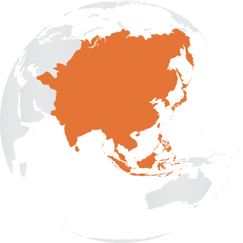Asia - Y Haplogroup Map R2 (500x500), Png Download