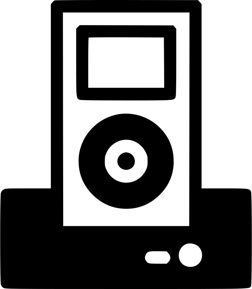 Ipod Dock Comments - Scalable Vector Graphics (854x980), Png Download