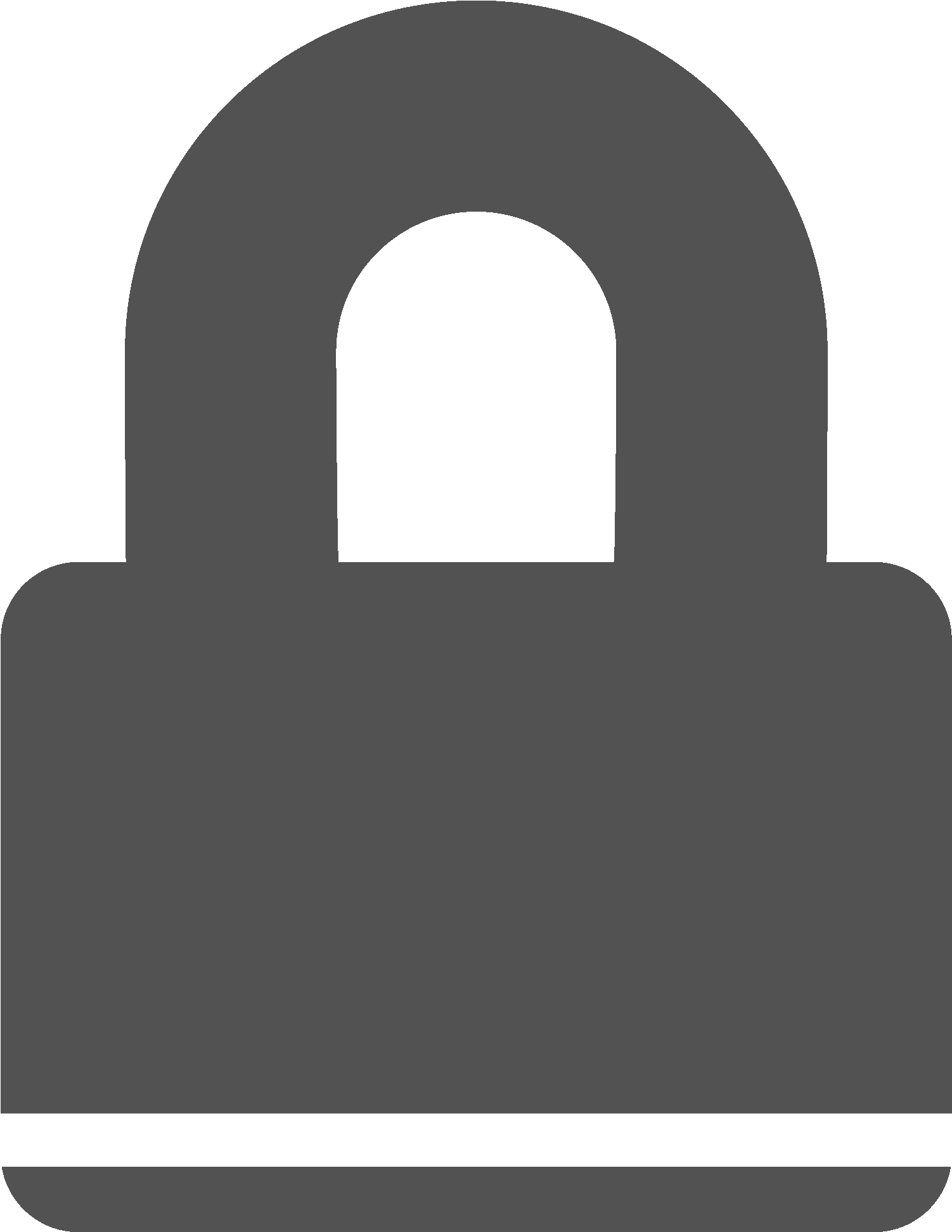 Your Berger - Padlock Icon Vector (1648x2048), Png Download