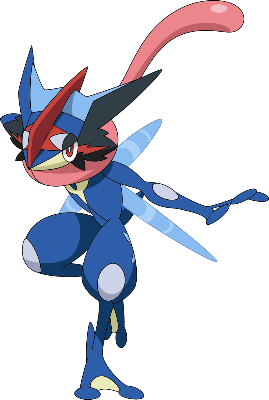658greninja-ash Xy Anime - Shiny Ash Greninja (860x1280), Png Download