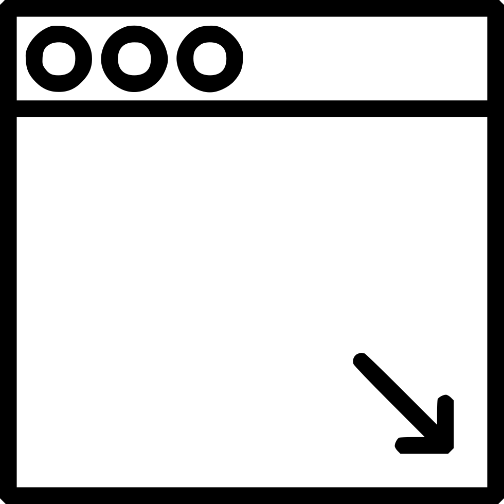 Png File Svg - Browser User Interface (980x980), Png Download