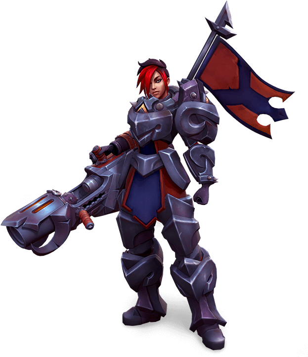 Paladins Champions Of The Realm Ash (652x744), Png Download
