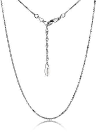 925 Sterling Silver Chain - Pendant (500x500), Png Download