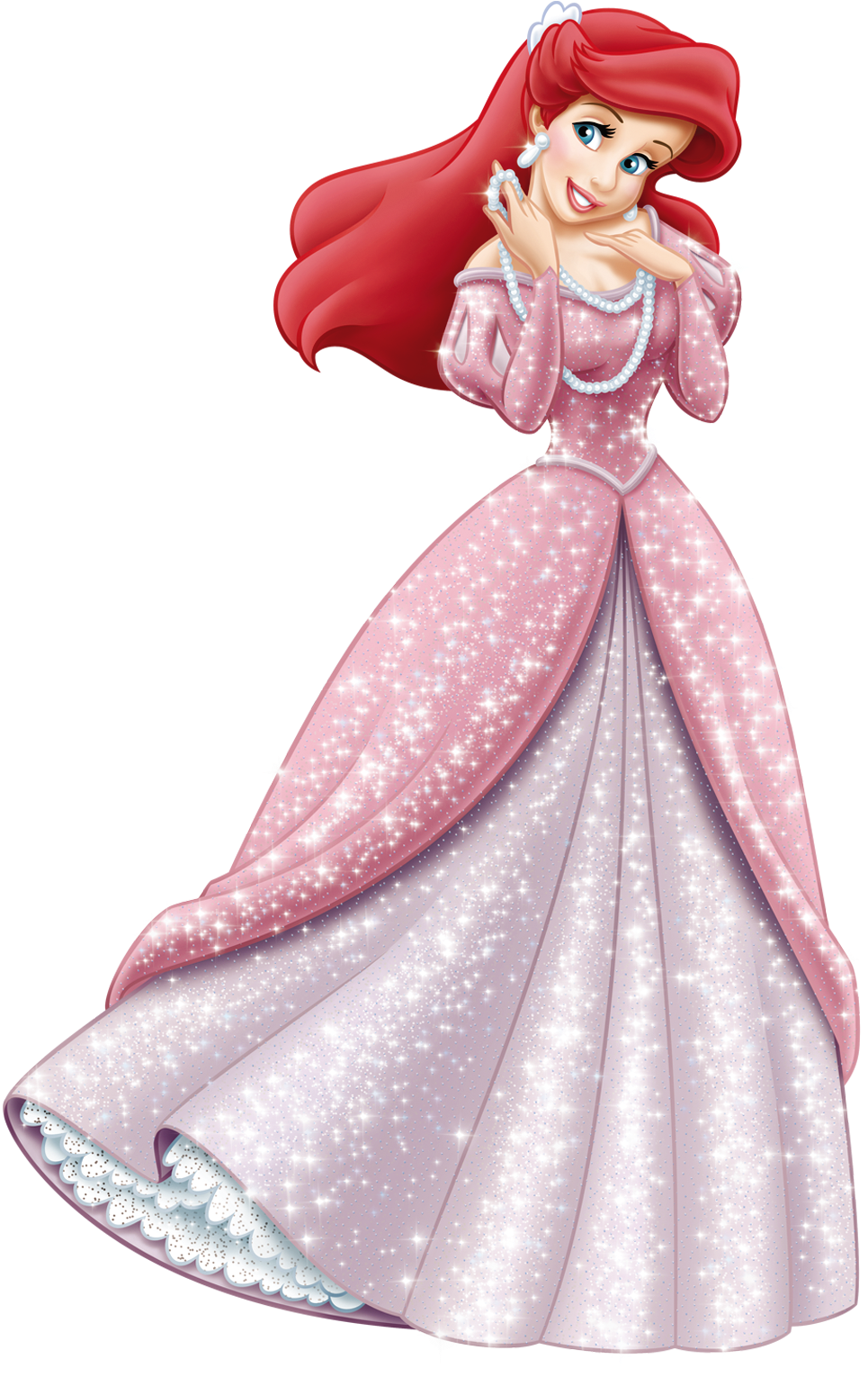 Ariel Glitter 01 (400x600), Png Download