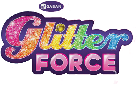 Glitter Force Logo (500x309), Png Download