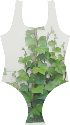 Watercolor Vines, Climbing Plant Zoom Vest One Piece - Wall Backpack By Ivaw (500x500), Png Download