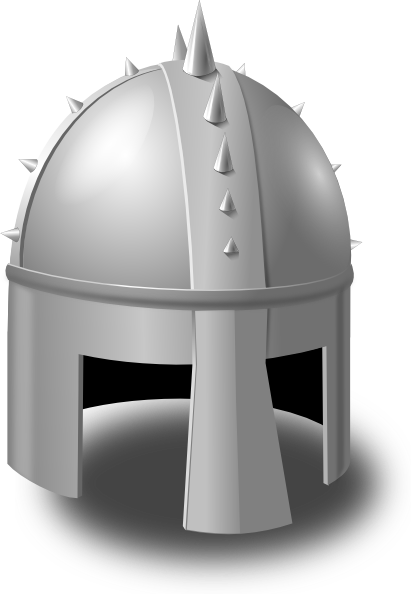 Helmet, Knight Helmet - Cartoon Knight Helmet (417x600), Png Download
