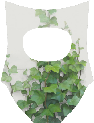 Watercolor Vines, Climbing Plant Zoom Strap Swimsuit - Datura (500x500), Png Download