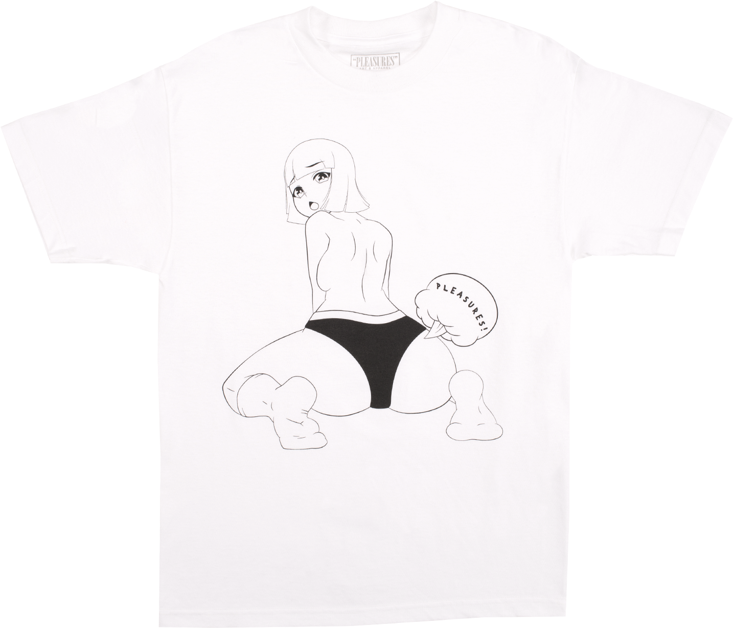 Poof T-shirt - White (1500x1500), Png Download