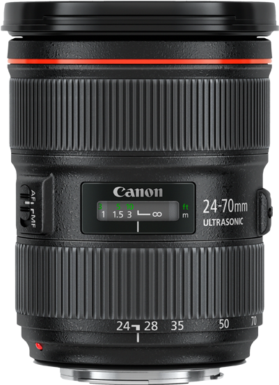 Canon Ef 24-70mm F/2 - Canon 24 70 2.8 L Ii (580x580), Png Download