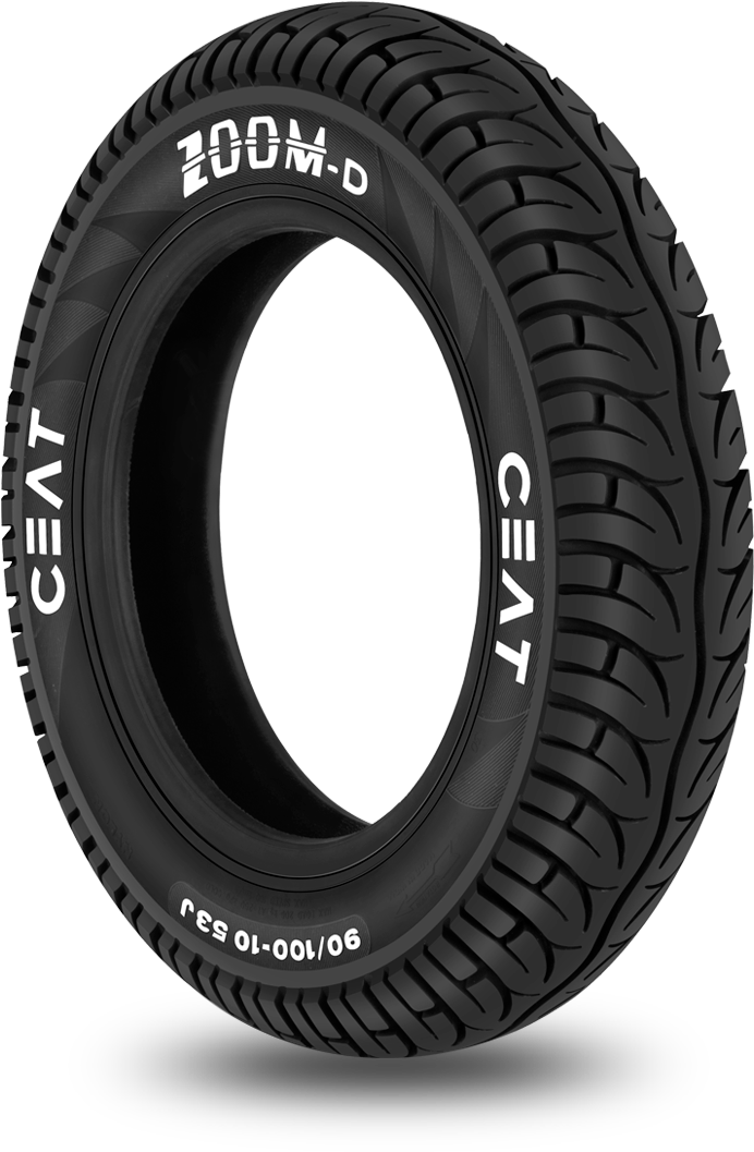 Zoomd1 - Ceat Tyres Zoom 90.100 10 At Rs (1200x1200), Png Download
