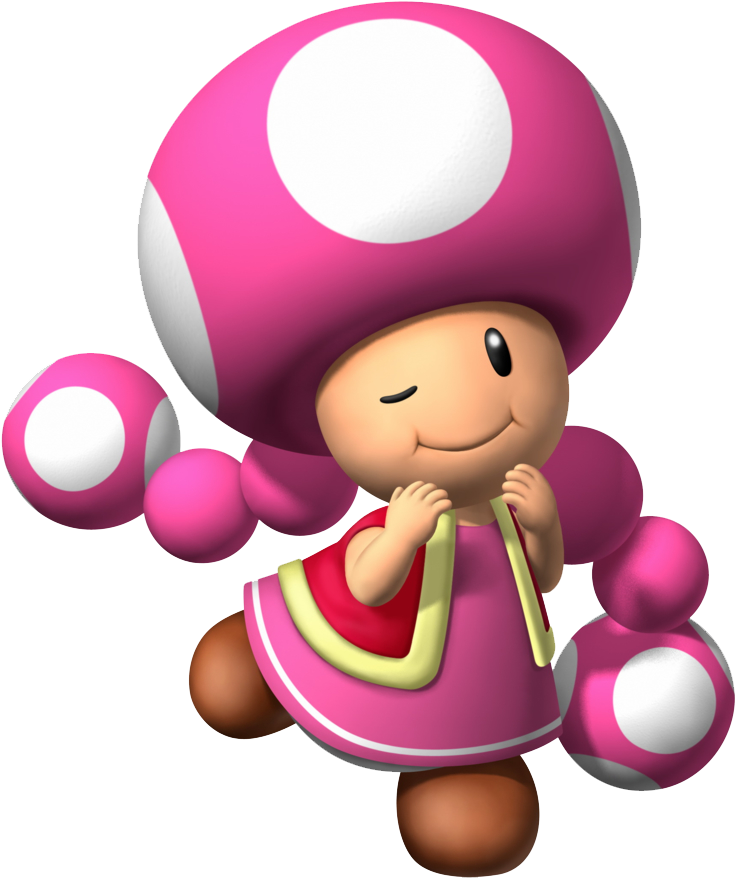 Girly - Super Mario Toadette (960x960), Png Download