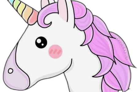 Collection Of Free Unicorn Drawing Girly Download On - Transparent Png Unicorn (450x300), Png Download
