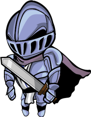 Knight And Knight Animation - Şovalye Png (319x385), Png Download