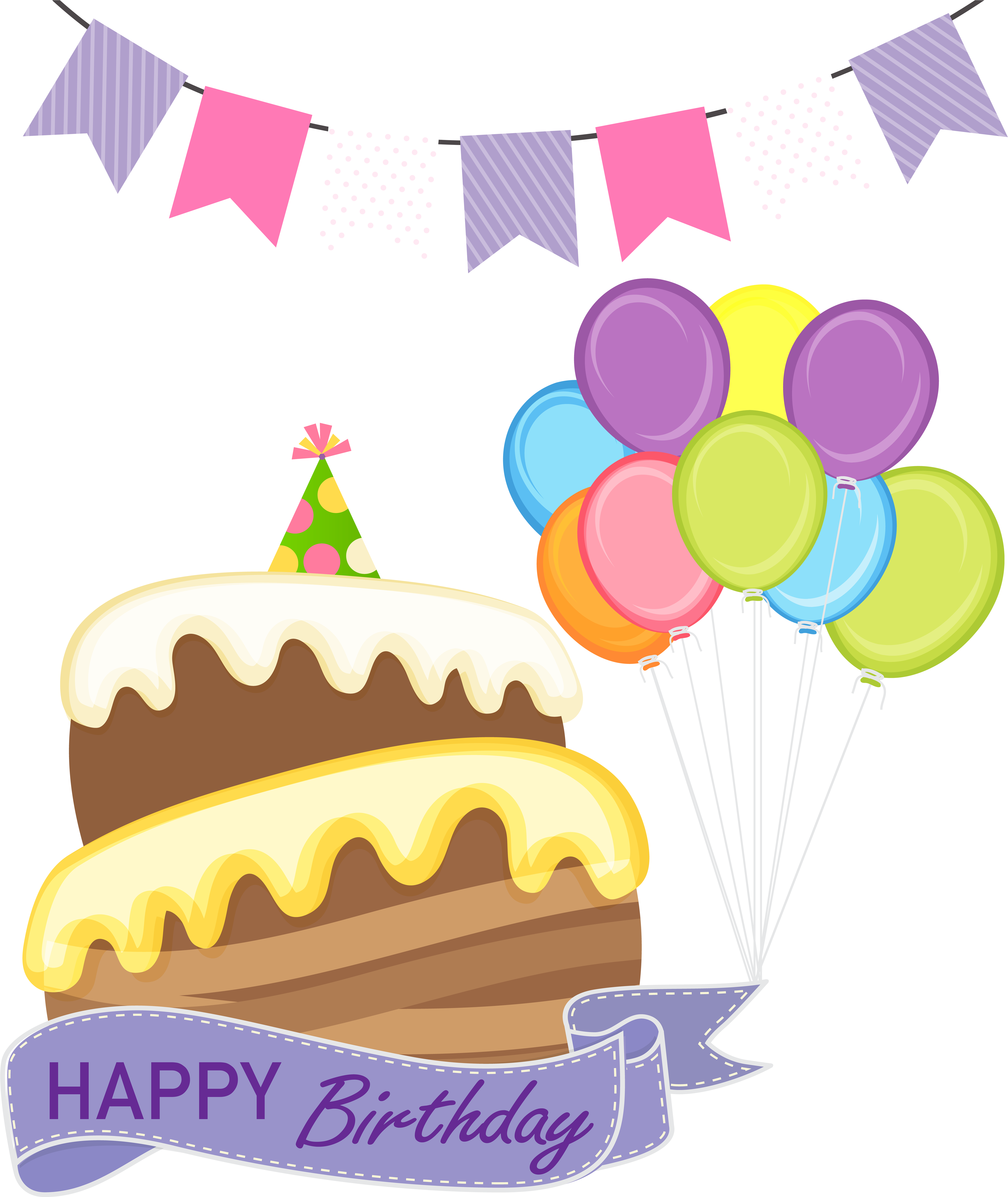 Vector Black And White Desserts Clipart Cake Decorator (6892x8000), Png Download