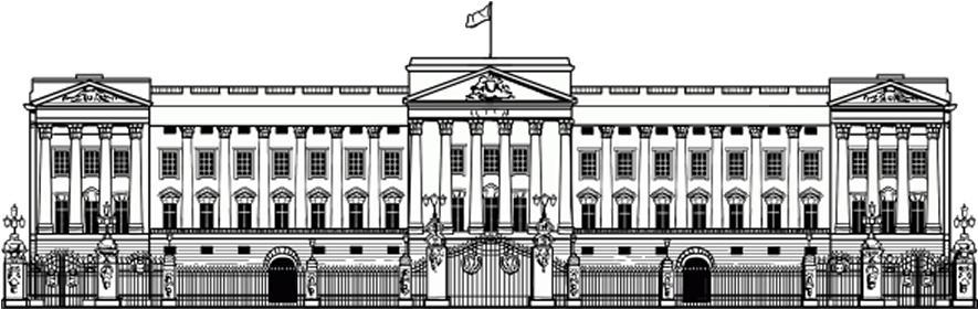 Buckingham Palace Png - London Buckingham Palace Png (900x300), Png Download