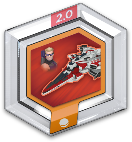 The Avenjet-l - Disney Infinity 2.0 Power Discs Pack - Series 1 (600x600), Png Download