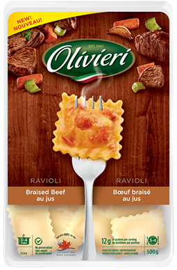 Ingredients - Olivieri Spinach And Cheese Ravioli (400x430), Png Download