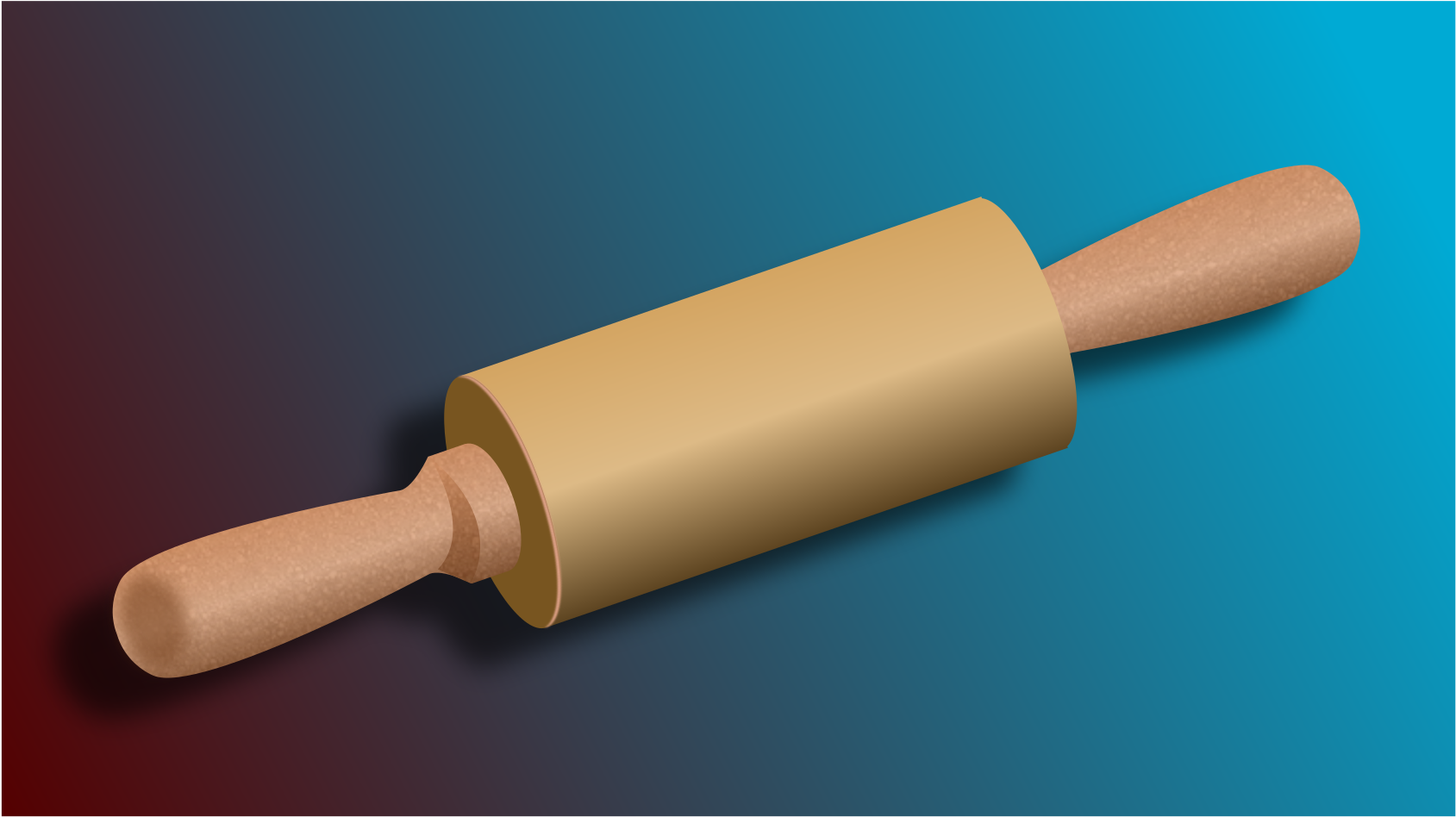Big Image - Rolling Pin (1697x2400), Png Download