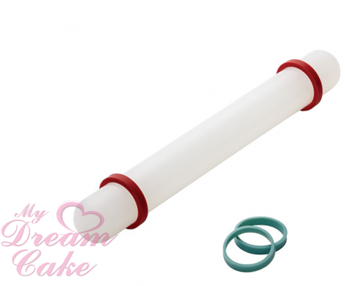 Cake Boss 9" Plastic Fondant Rolling Pin (600x408), Png Download