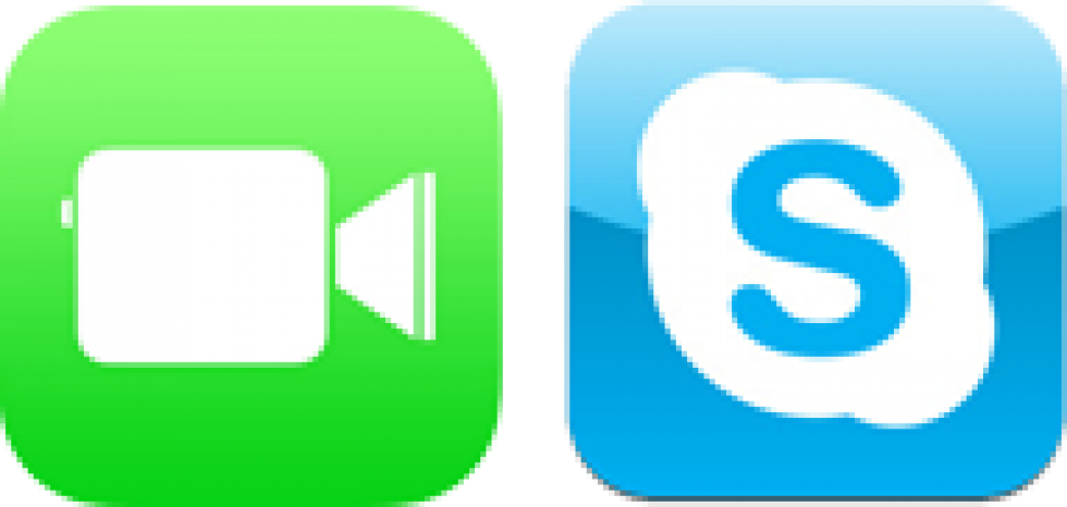 Facetime - Skype And Facetime (980x466), Png Download