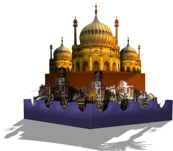 Mumbai Palace Old - Royal Pavilion (598x510), Png Download