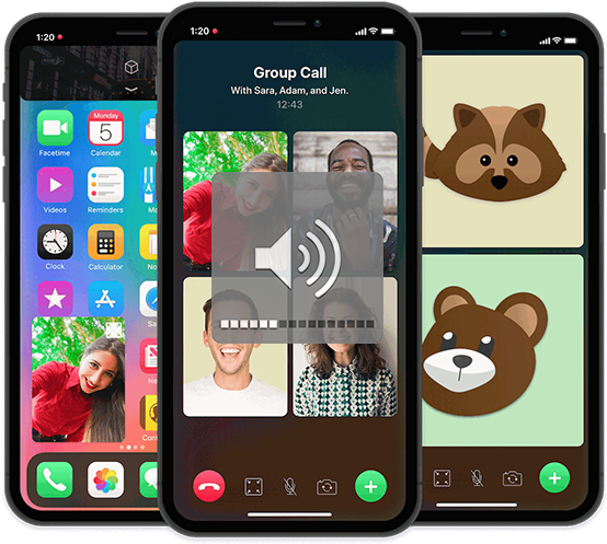 Group Facetime No Sound Ios - Smartphone (600x507), Png Download