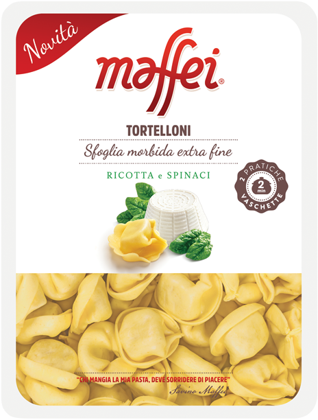 Tortelloni Sfoglia Extrafine With Ricotta And Spinach - Convenience Food (600x719), Png Download
