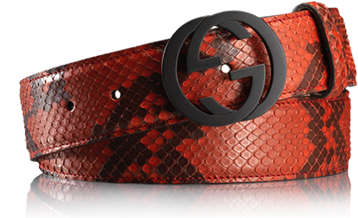gucci snake skin belt