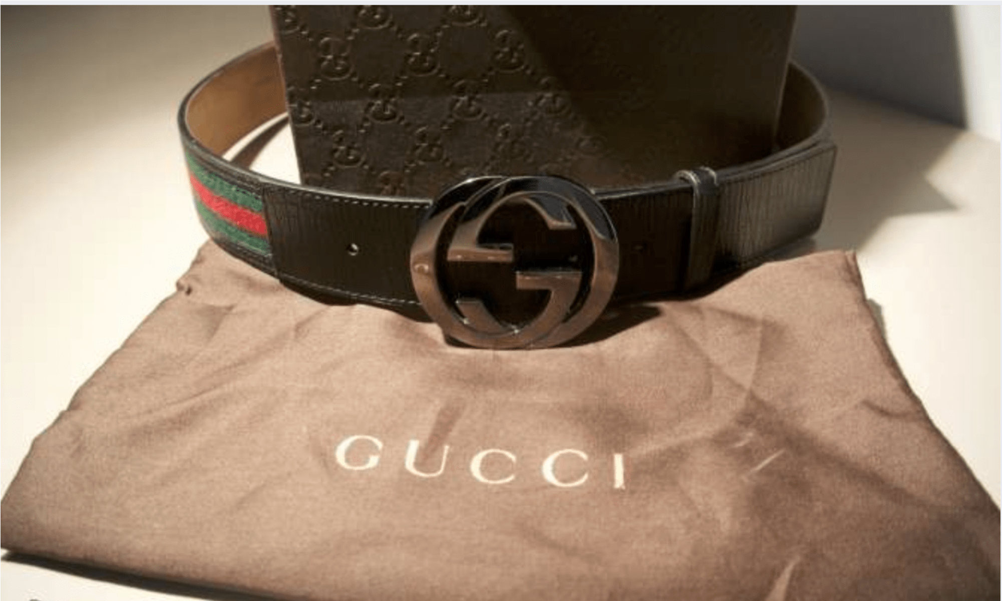 Belt Gucci Green - Ceinture Gucci (2000x2000), Png Download