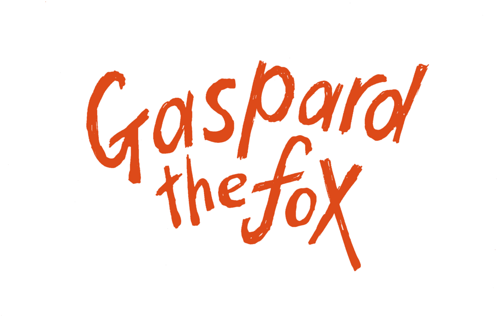 Gaspard The Fox-font Title Png - Gaspard The Fox (1000x646), Png Download