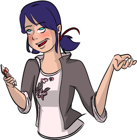 Fan Artmarinette - Cartoon (665x552), Png Download