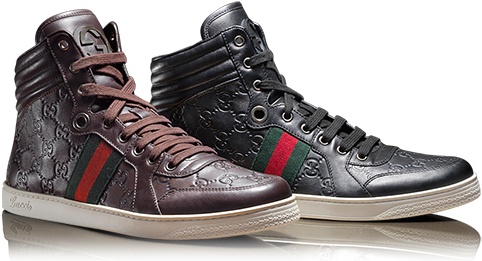 Gucci Sneakers For Men - Shoe (535x272), Png Download