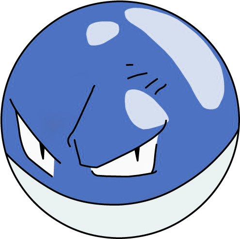 100 Voltorb Os2 Shiny - Imagens Do Pokémon Voltorb (500x500), Png Download