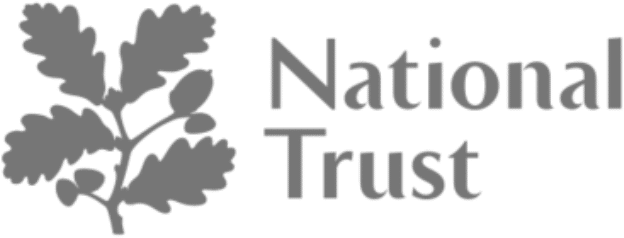 National Trust Logo - National Trust White Logo Png (850x350), Png Download