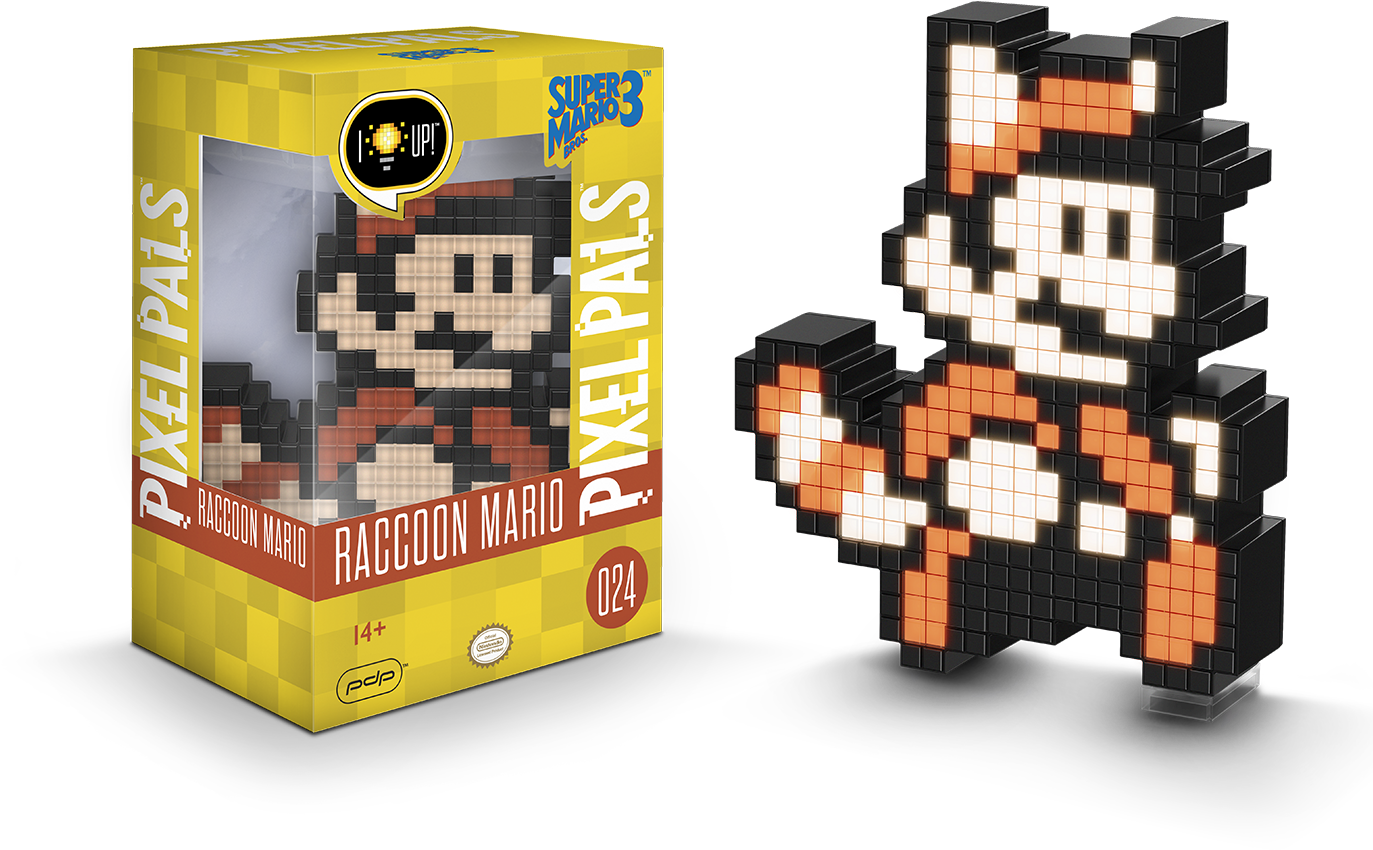Raccoon Mario - - Pixel Pals Mario 3 (800x531), Png Download