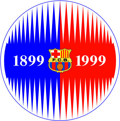Fc Barcelona - Fc Barcelona 100 Years (435x436), Png Download