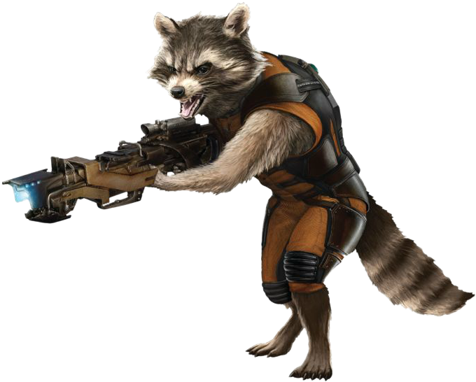 Guardians Of The Galaxy Rocket Png (700x547), Png Download