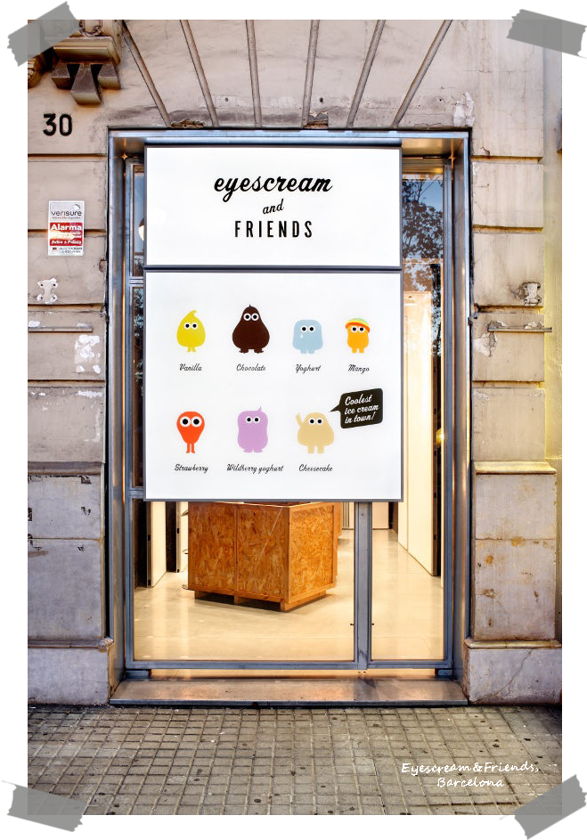 Ice Cream And Friends Barcelona (686x942), Png Download