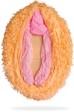 Peach Vagina Piñata - Vagina Pinatas (408x525), Png Download