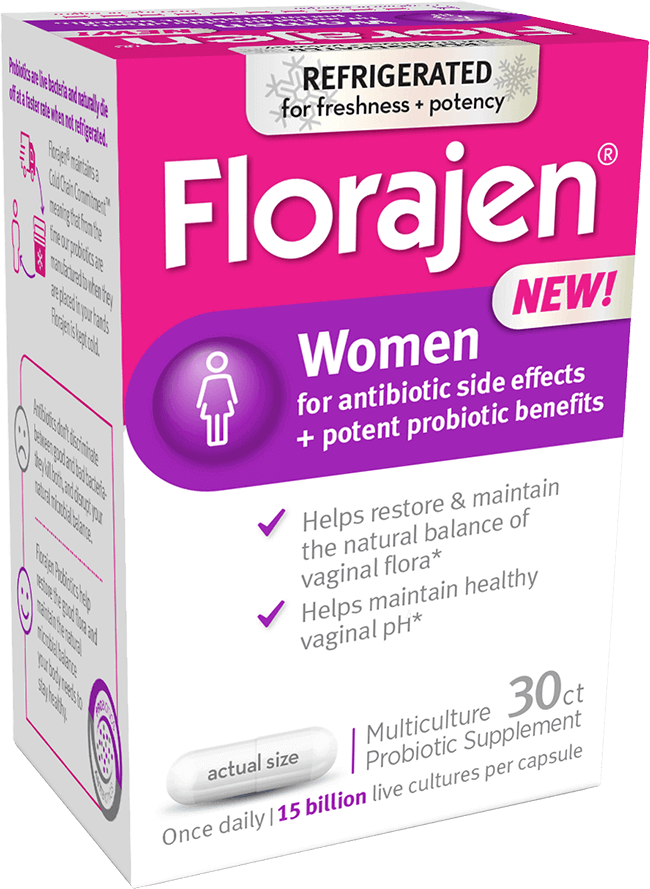 Choose Florajen Women For Vaginal Balance And Health - Florajen Digestion (650x889), Png Download