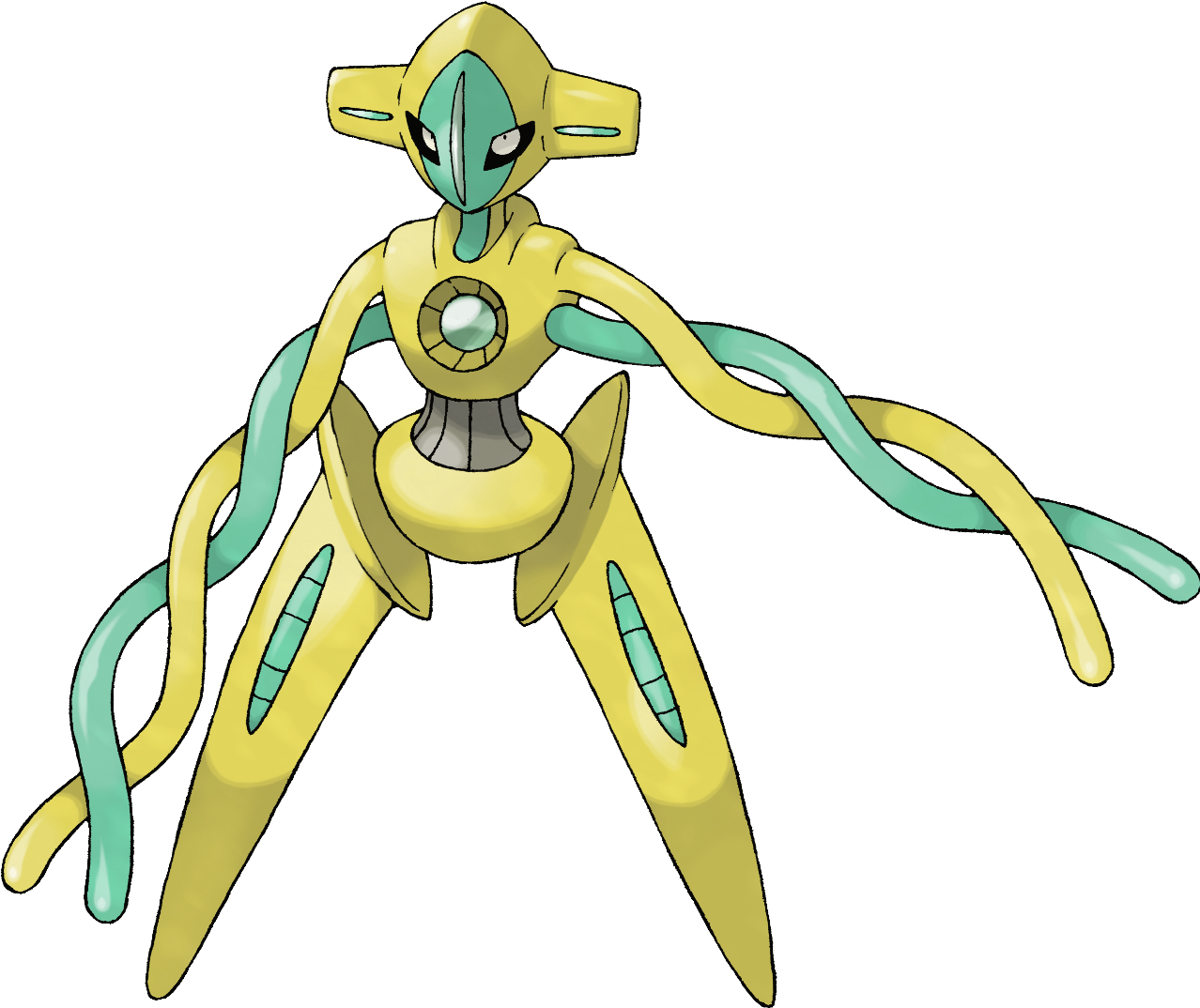386 Deoxys Gcrystal Shiny - Pokemon Deoxys (1277x1082), Png Download