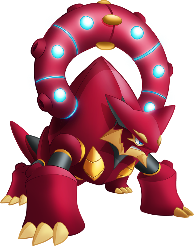 Shiny Volcanion Pokédex - Shiny Volcanion (629x800), Png Download
