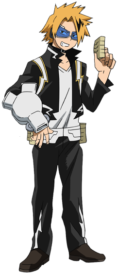 Denki Kaminari 2nd Hero Costume - My Hero Academia Kaminari Jacket (241x563), Png Download