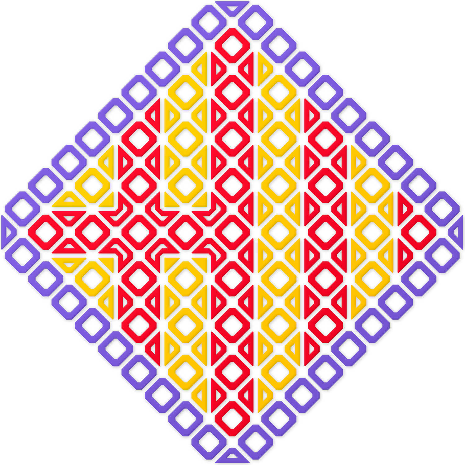 Barcelona Coat Of Arms In Eixample Blocks - Eixample Graphic Design (1500x1500), Png Download