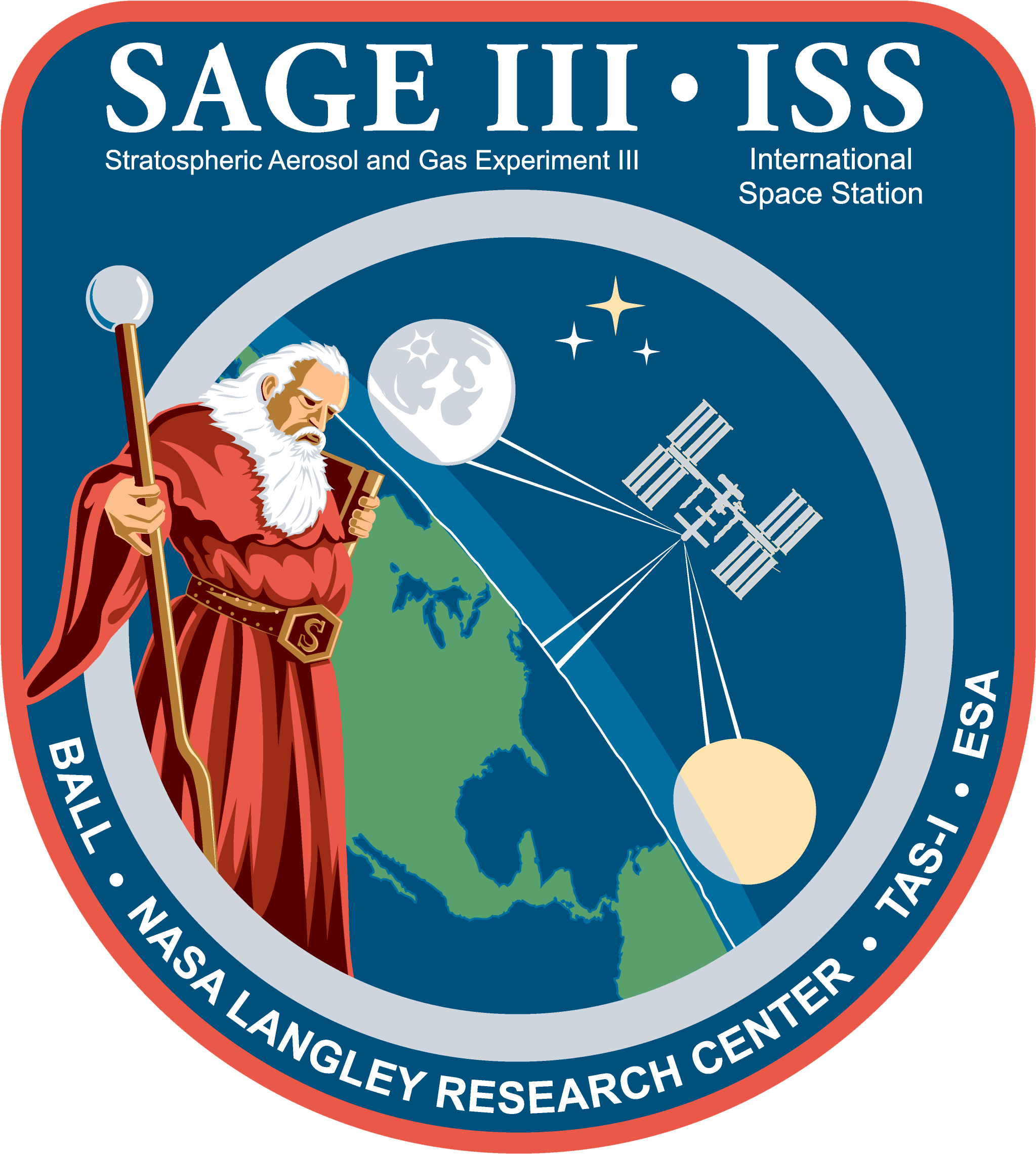 Sage Iii On Iss Logo - Sage Iii On Iss (2126x2360), Png Download