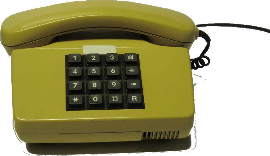 Yes It Is A Telephone The Good Old And Reliable Standard - Old Phone Transparent Png (859x498), Png Download