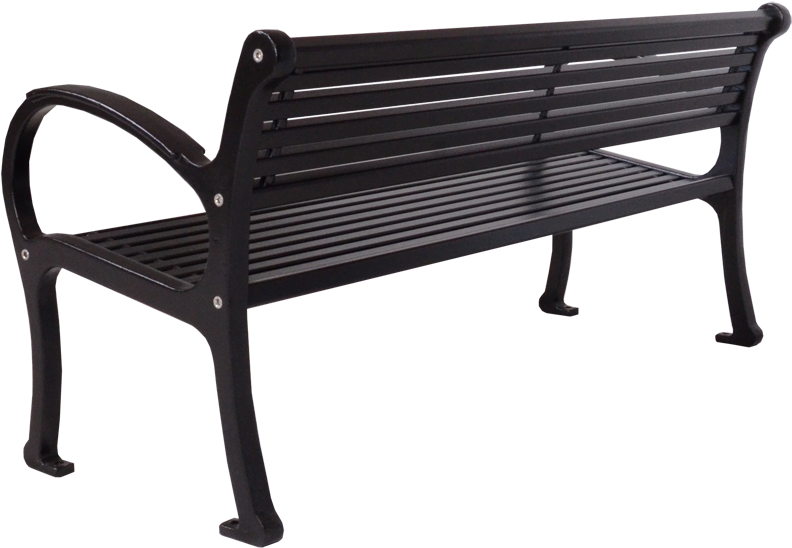 Mountain Classic Park Bench - Park Bench Png Back (1000x633), Png Download